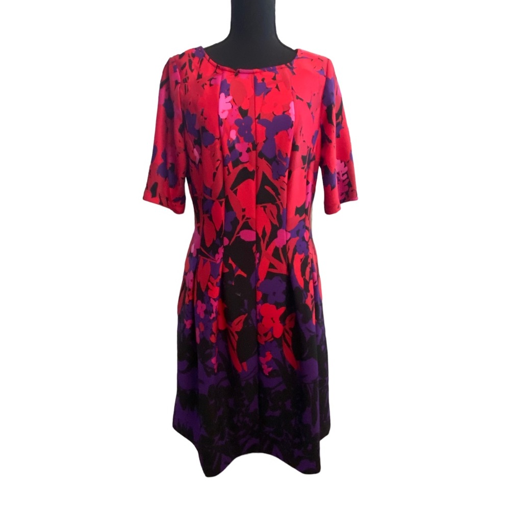Gabby Skye Floral Print Dress